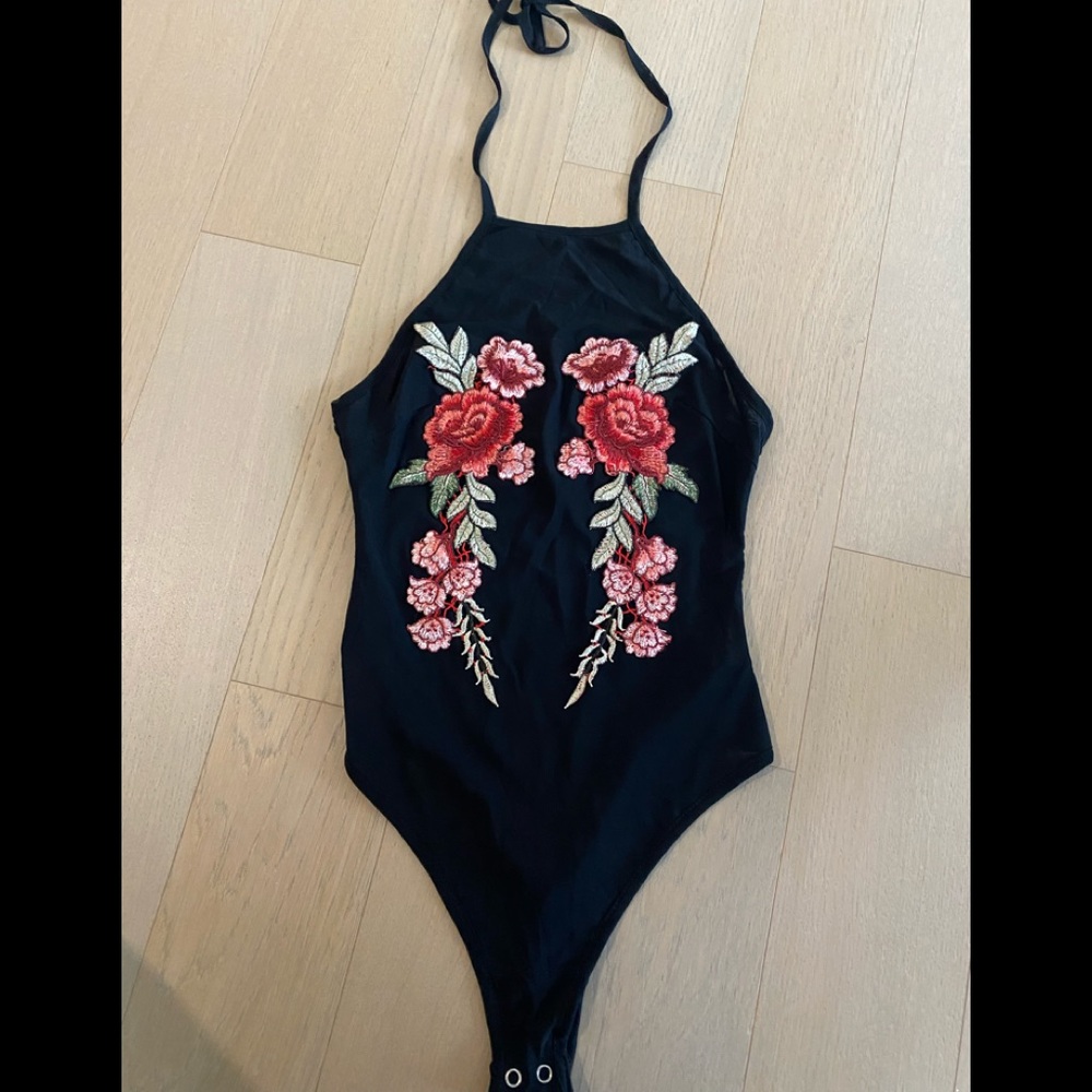 LF Flower Mesh Bodysuit